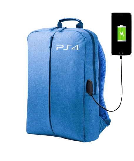 BackPack Bag For PS4 Game Console Storage - Light Blue  for sale in Egypt from Games2Egypt