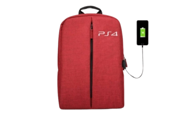 BackPack Bag For PS4 Game Console Storage - Red -  for sale in Egypt from Games2Egypt