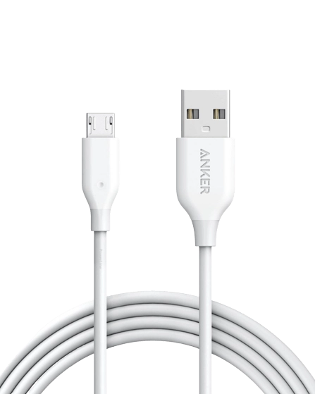 Anker PowerLine 3ft Micro USB - White  for sale in Egypt from Games2Egypt