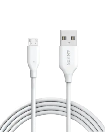 Anker PowerLine 3ft Micro USB - White