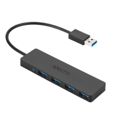 Anker 4-Port Ultra Slim Data Hub B2C - Black -  for sale in Egypt from Games2Egypt