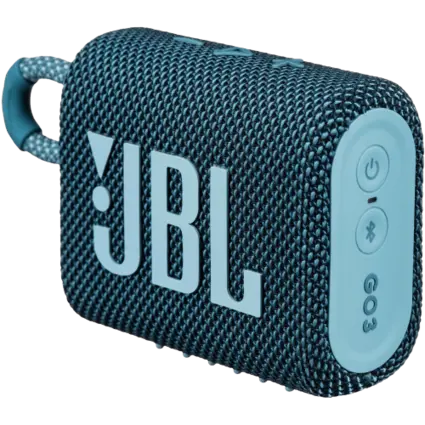 JBL GO 3 Bluetooth Portable Speaker- Blue