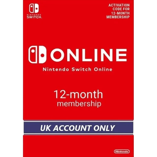 Nintendo E-shop Online Membership 12 Months UK  for sale in Egypt from Games2Egypt