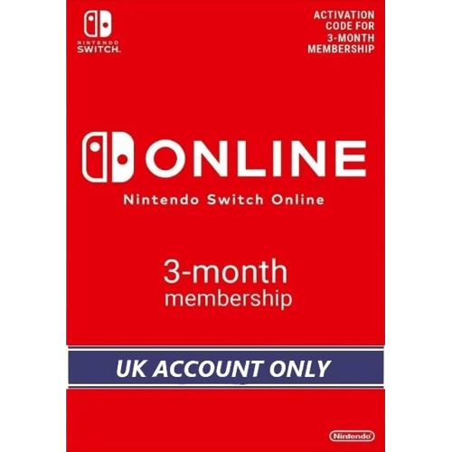 Nintendo E-shop Online Membership 3 Months UK  for sale in Egypt from Games2Egypt