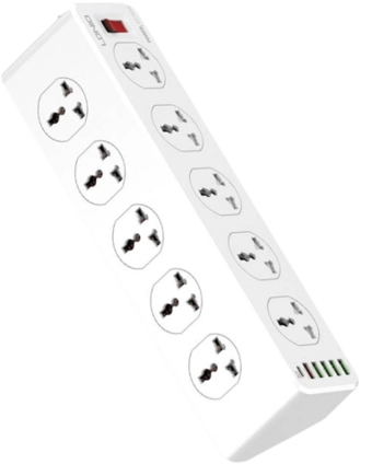 LDNIO Power Strip SC10610 - 10 AC Outlets & 4 USB PORTS