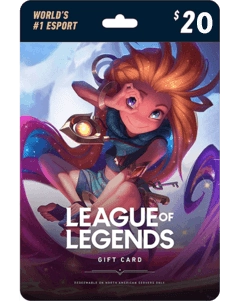 League of Legends Gift Card Riot 20 USD Key NORTH AMERICA  for sale in Egypt from Games2Egypt