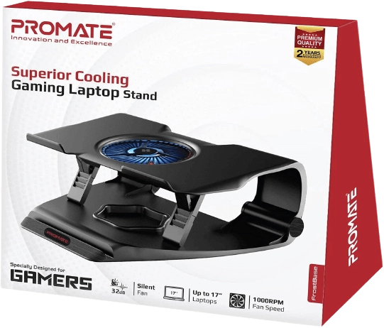 Promate Laptop Cooling Pad, Ergonomic  للبيع في مصر من خلال Games2Egypt