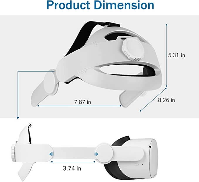 3 in 1 Elite Head Strap for Oculus Quest 2   for sale in Egypt from Games2Egypt