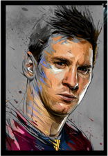Messi and Cristiano 3D Poster (A239)