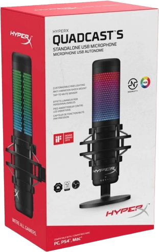 HyperX QuadCast S USB Microphone - RGB  for sale in Egypt from Games2Egypt