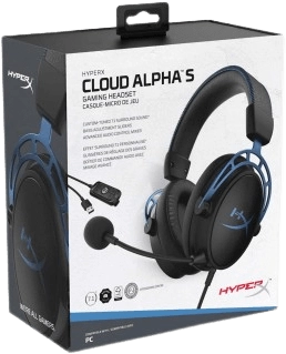 HyperX Cloud Alpha S Gaming Wired Headset - Black & Blue  for sale in Egypt from Games2Egypt