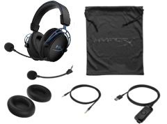 HyperX Cloud Alpha S Gaming Wired Headset - Black & Blue  for sale in Egypt from Games2Egypt