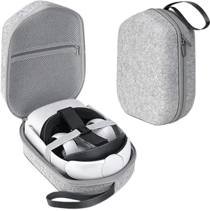 Shell Carrying Case for Oculus Quest 2 VR - Gray