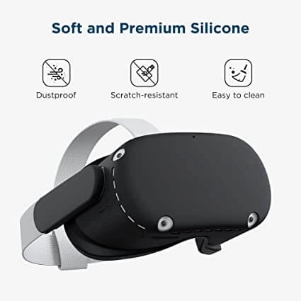 Waterproof Oculus VR 2 Cover with Two Side Protective Sleeves - Black  for sale in Egypt from Games2Egypt