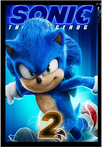 Sonic (3V) 3D Anime Poster  for sale in Egypt from Games2Egypt