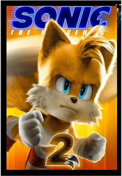 Sonic (3V) 3D Anime Poster  for sale in Egypt from Games2Egypt