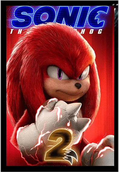 Sonic (3V) 3D Anime Poster  for sale in Egypt from Games2Egypt