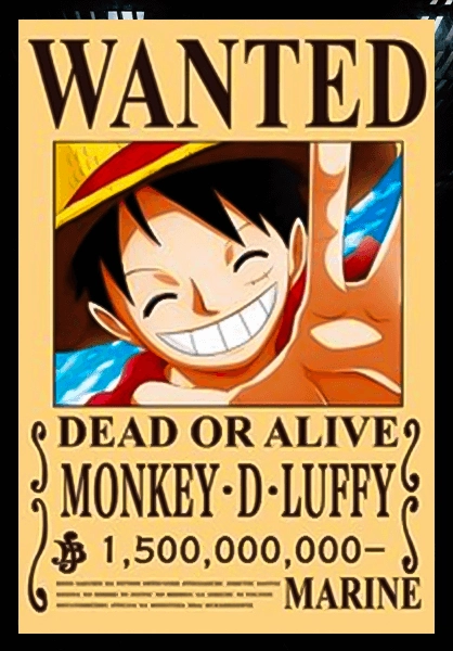 Wanted 3D Anime Poster for One Piece  for sale in Egypt from Games2Egypt