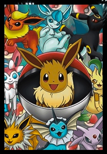 Pokemono - Evee 3D Gaming Poster   for sale in Egypt from Games2Egypt