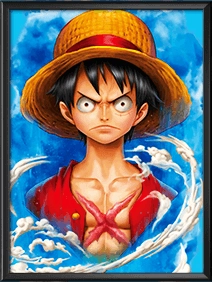 One Piece 3D Anime Poster  for sale in Egypt from Games2Egypt