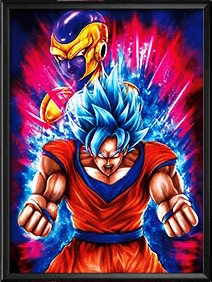 Dragon Ball: Saiyan Goku 3D Anime Poster   for sale in Egypt from Games2Egypt