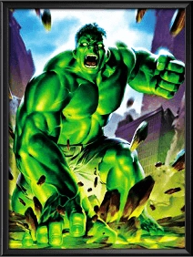 Hulk in 3 Different Scenes - 3D Marvel Poster   for sale in Egypt from Games2Egypt