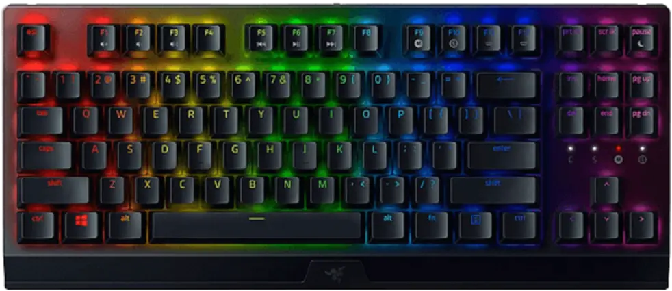 Razer BlackWidow V3 Tenkeyless - Yellow Switch Keyboard (Linear)