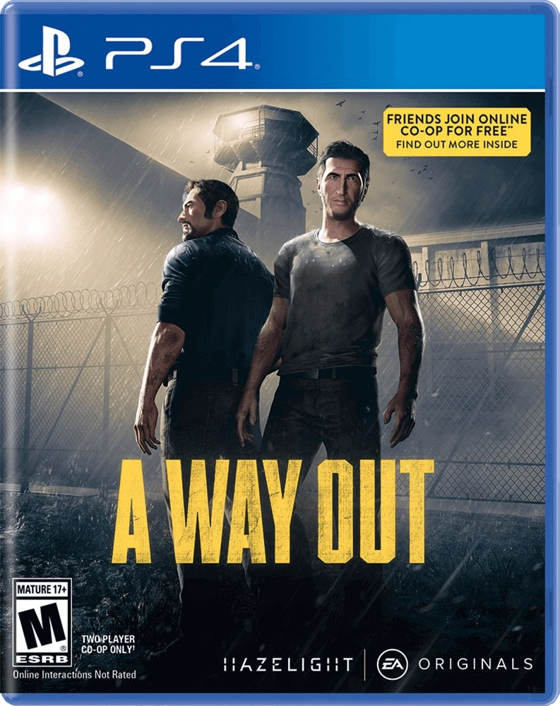 A Way Out - PS4   for sale in Egypt from Games2Egypt