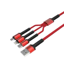 LDNIO LC-93 3 IN 1 Cable (Micro, Type C and Lightning) - 1.2 m