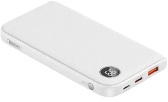 Remax RPP-177 10000 mah LED Power Bank with 22.5W - White