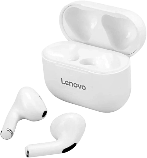 Lenovo LP40 Bluetooth Wireless Earbuds (Live Pods) - White  for sale in Egypt from Games2Egypt