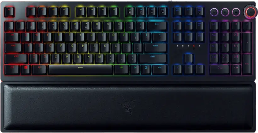 RAZER HUNTSMAN ELITE (Purple Switch) - Wired Clicky Optical Keyboard 