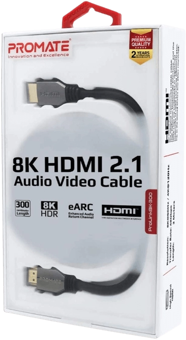 Promate 8K HDMI to HDMI 2.1 Cable - 3m  for sale in Egypt from Games2Egypt