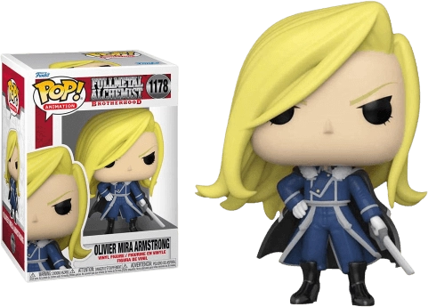 Funko Pop! Anime: Fullmetal Alchemist: Brotherhood- Olivier Armstrong with Sword  for sale in Egypt from Games2Egypt