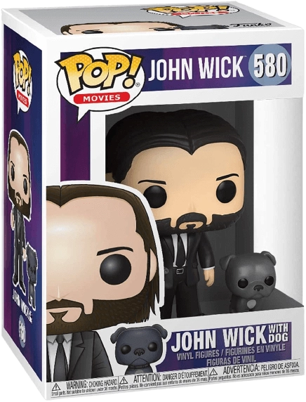 Funko Pop! Movies: John Wick - John Wick in Black Suit with His Dog  for sale in Egypt from Games2Egypt