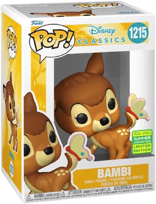 Funko Pop! Disney: Bambi- Bambi with a Butterfly (SDCC'22) (1215)  for sale in Egypt from Games2Egypt