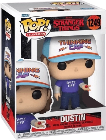 Funko Pop! TV: Stranger Things S4- Dustin Hellfire with Die  for sale in Egypt from Games2Egypt