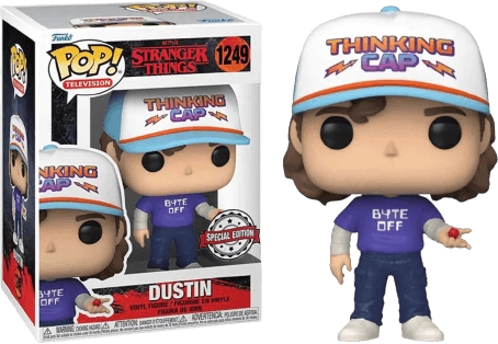 Funko Pop! TV: Stranger Things S4- Dustin Hellfire with Die  for sale in Egypt from Games2Egypt