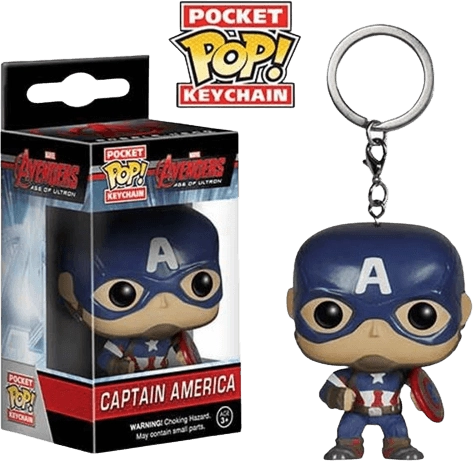 Pocket Funko Pop Keychain! Marvel: Avengers 2 - Captain America  for sale in Egypt from Games2Egypt