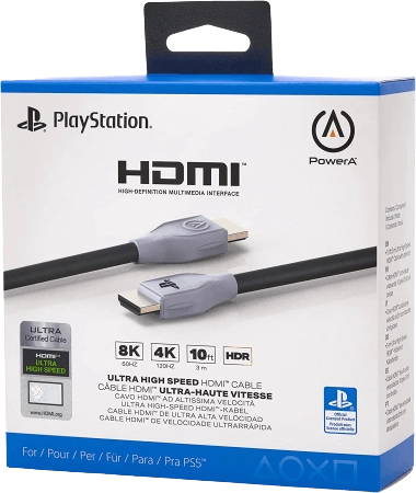 كابل HDMI للبلايستيشن 5 من باور ايه - (3متر) (10 قدم)  للبيع في مصر من خلال Games2Egypt