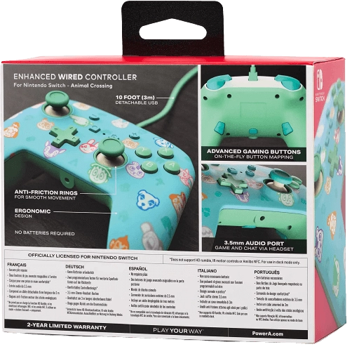 PowerA Enhanced Wired Controller for Nintendo Switch - Animal Crossing  for sale in Egypt from Games2Egypt