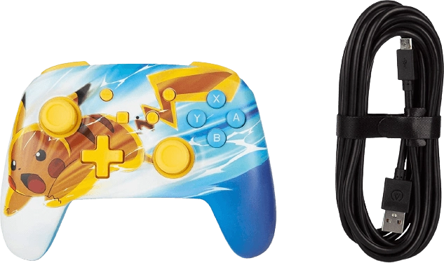 PowerA Enhanced Wired Controller for Nintendo Switch - Pikachu Charge  for sale in Egypt from Games2Egypt