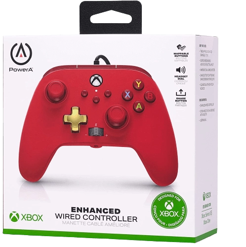 PowerA Enhanced Wired Controller for Xbox - Bold Red   for sale in Egypt from Games2Egypt