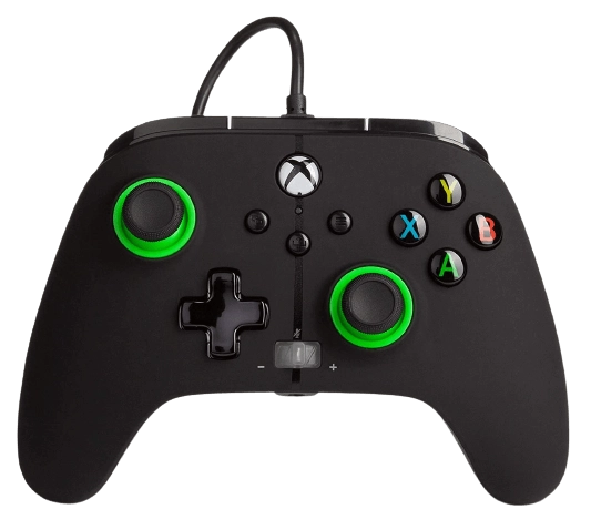 PowerA Enhanced Wired Controller for Xbox - Hint of Green  for sale in Egypt from Games2Egypt