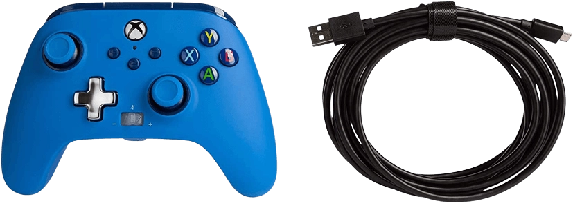 PowerA Enhanced Wired Controller for Xbox - Bold Blue  for sale in Egypt from Games2Egypt