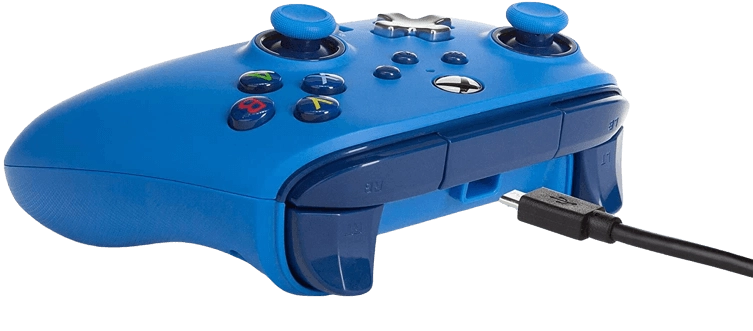 PowerA Enhanced Wired Controller for Xbox - Bold Blue  for sale in Egypt from Games2Egypt