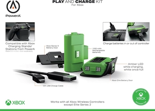 PowerA Xbox Series X Play and Charge Kit for Xbox  for sale in Egypt from Games2Egypt