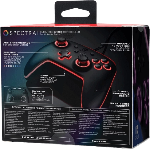 PowerA Enhanced Wired Controller for Nintendo Switch - Spectra  for sale in Egypt from Games2Egypt