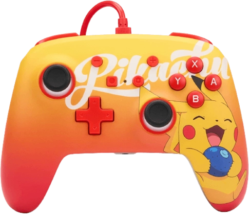 PowerA Enhanced Pokemon Wired Controller for Nintendo Switch - Oran Berry Pikachu