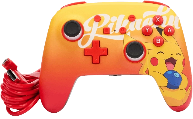 PowerA Enhanced Pokemon Wired Controller for Nintendo Switch - Oran Berry Pikachu  for sale in Egypt from Games2Egypt